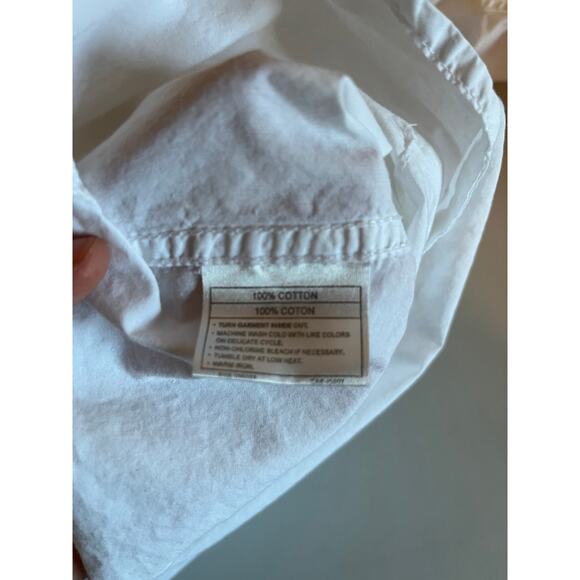 Ariat Pearl Snap Embroidered Button Down Shirt White Small - Picture 7 of 7